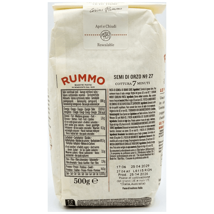 Rummo Κριθαράκι Semi Di Oro N027 500gr