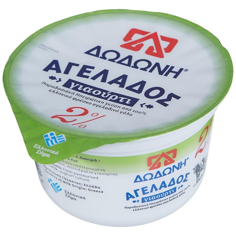 Δωδώνη Γιαούρτι Αγελαδινό 2% Λιπαρά 200gr