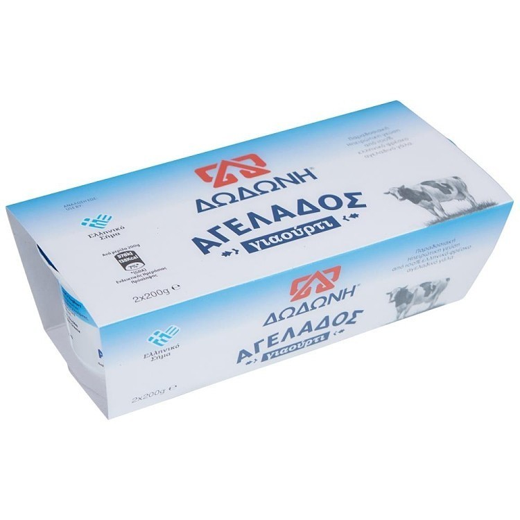 Δωδώνη Γιαούρτι Αγελάδος 3,8% Λιπαρά 2x200gr