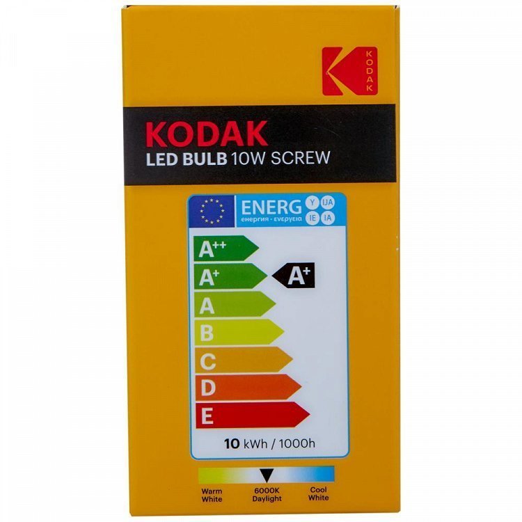 Kodak Λάμπα Led A60 E27 10W Day
