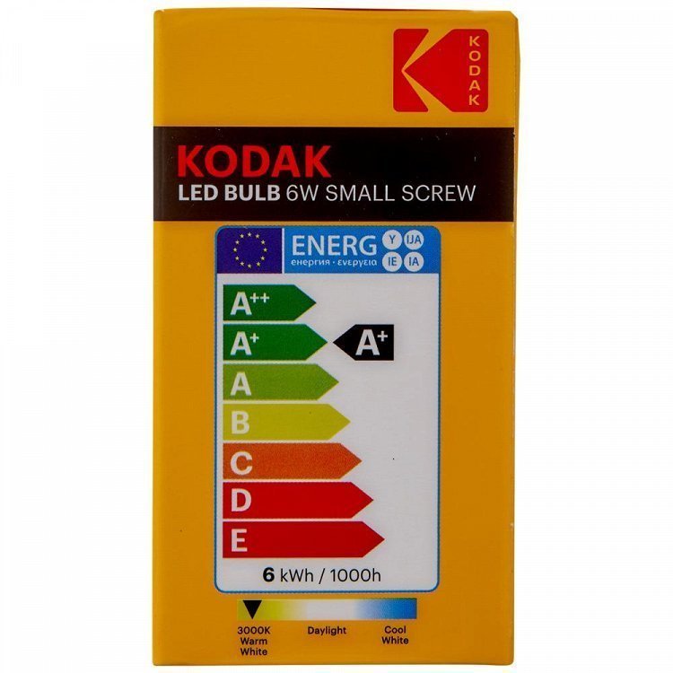 Kodak Λάμπα Led G45 E14 6W Warm