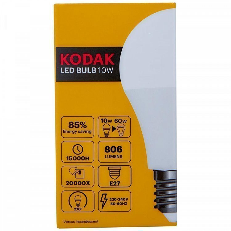 Kodak Λάμπα Led A60 E27 10W Day
