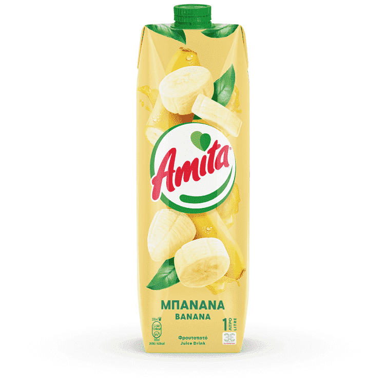 Amita Φρουτοποτό Μπανάνα 1lt