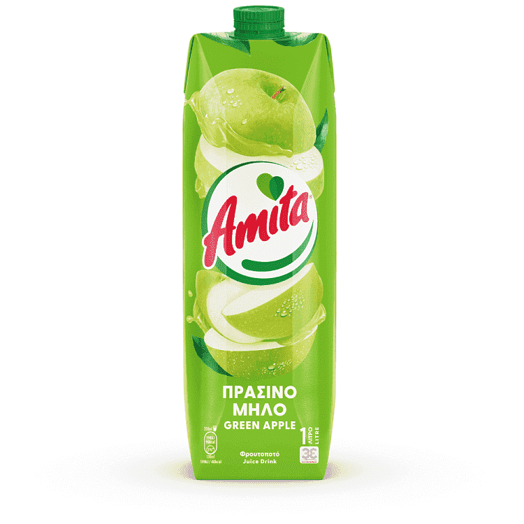 Amita Χυμός Πράσινο Μήλο 1lt