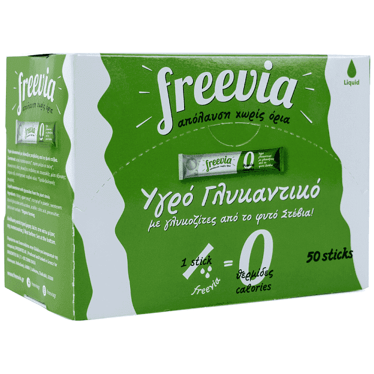 Freevia Υγρό Γλυκαντικό Στέβια 50 sticks