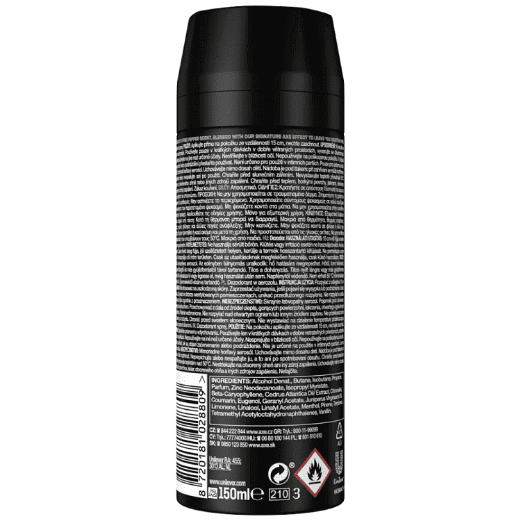 Axe Wild Bergamot Pepper Αποσμητικό Σώματος Spray 150ml