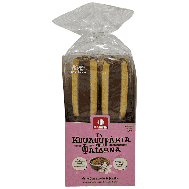 Φαίδων Κουλουράκια Κακάο & Βανίλια 300gr