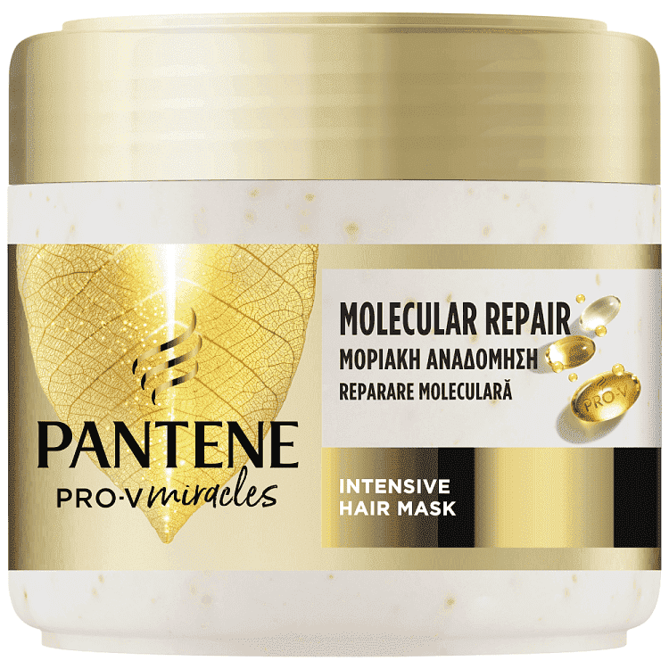 Pantene Μάσκα Μαλλιών Μοριακή Αναδόμηση 300ml