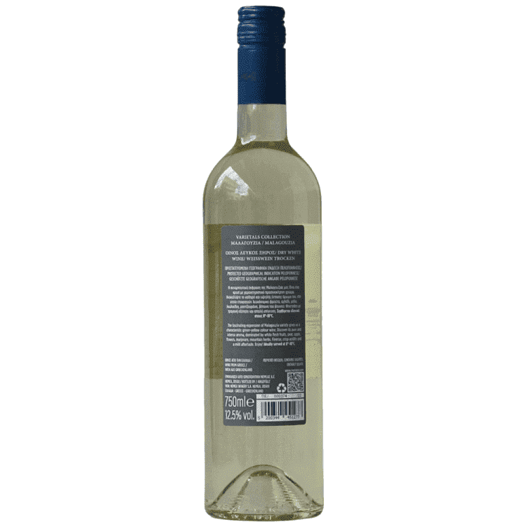 Varietals Μαλαγουζιά Λευκός Οίνος 750ml