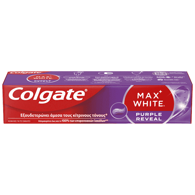 Colgate Max White Οδοντόκρεμα Purple 75ml