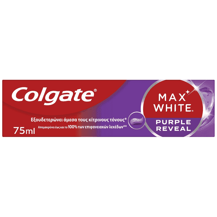 Colgate Max White Οδοντόκρεμα Purple 75ml