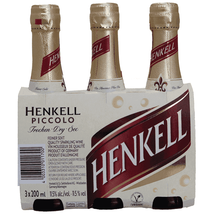 Henkell Αφρώδης Λευκός Οίνος 200ml 3τεμ