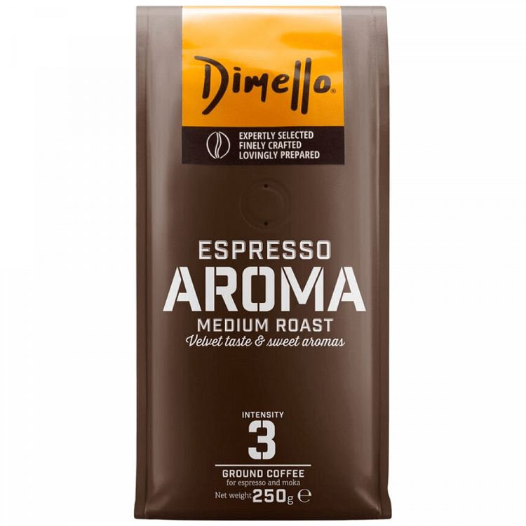 Dimello Καφές Espresso Aroma Ground Αλεσμένος 250gr