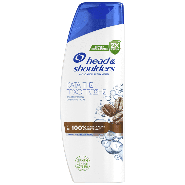 Head & Shoulders Σαμπουάν Με Καφεΐνης Κατά της Τριχόπτωσης 330ml