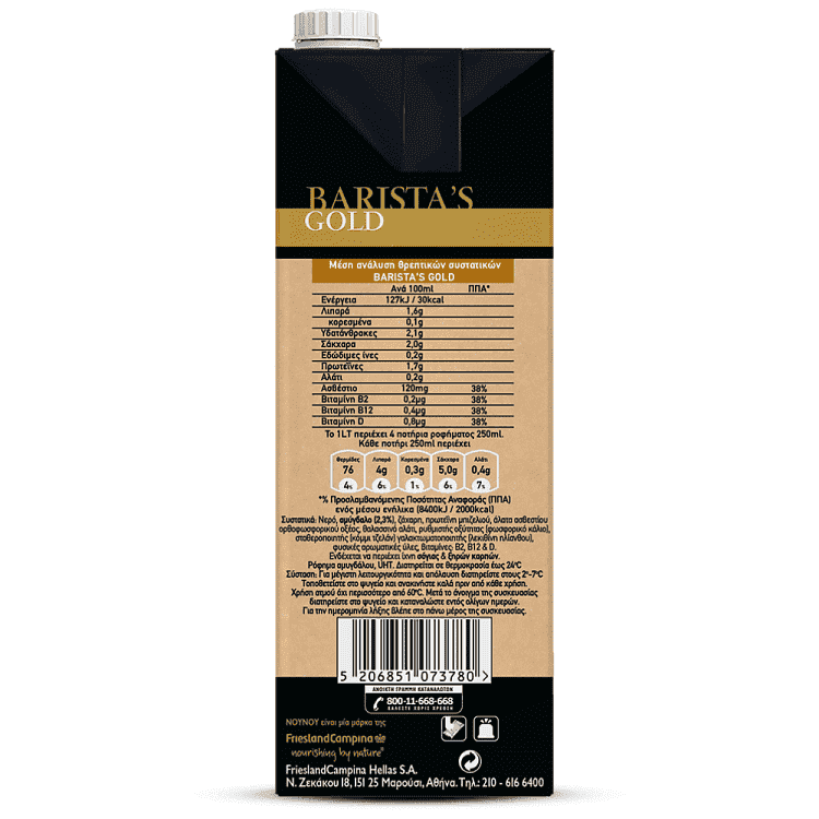 NOYNOY Baristas Gold Ρόφημα Αμυγδάλου 1lt