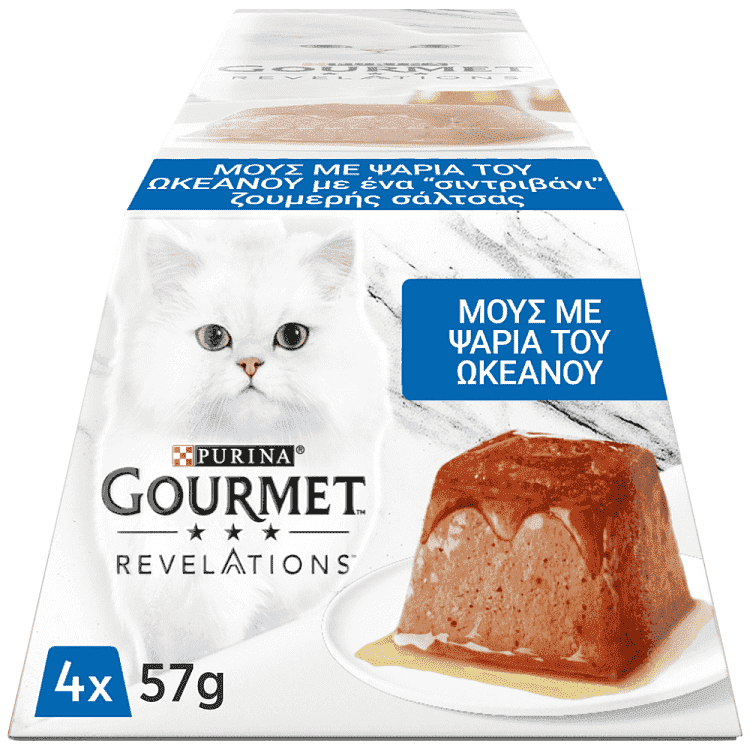 Gourmet Revelations Υγρή Τροφή Γάτας Ωκεανού 4x57gr