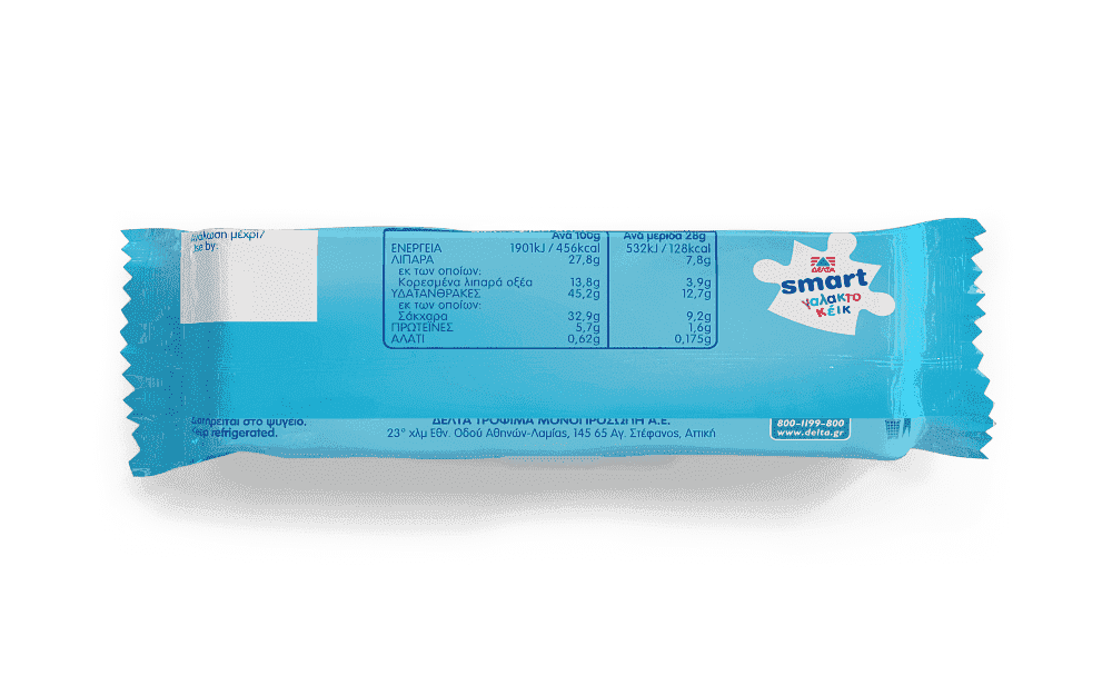 ΔΕΛΤΑ Smart Γαλακτοκέικ Μέλι 4τεμ