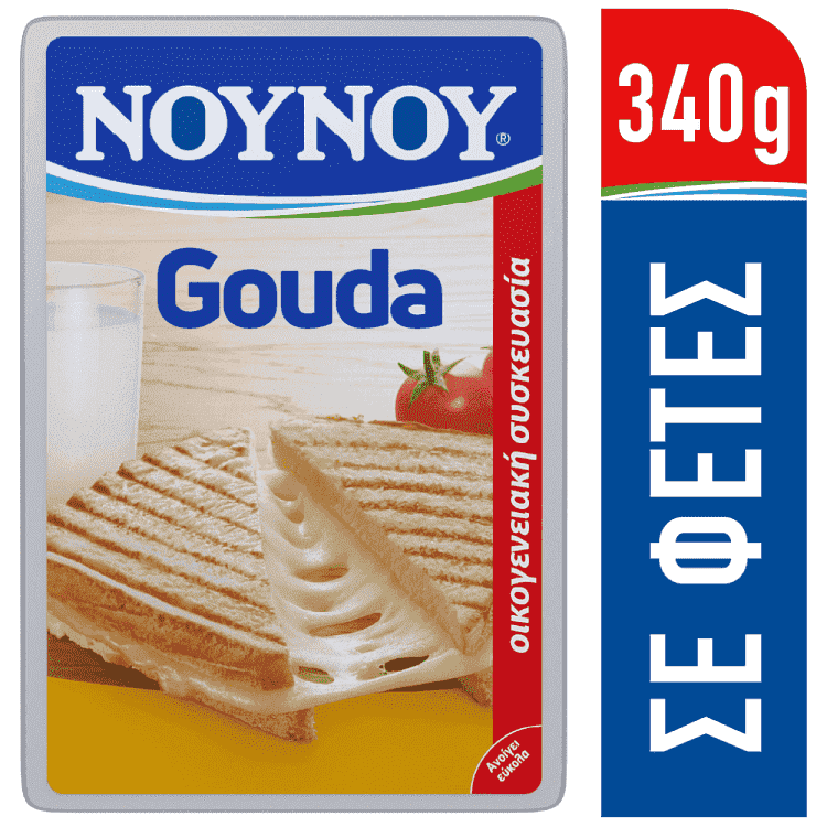 ΝΟΥΝΟΥ Gouda Φέτες 340gr