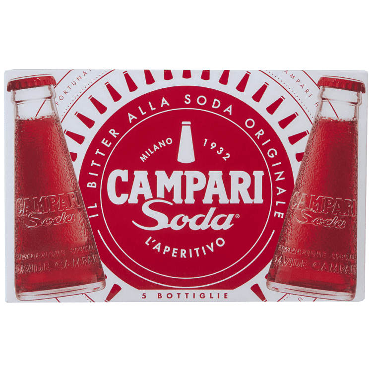 Campari Soda Aperitivo 98ml 5τεμ