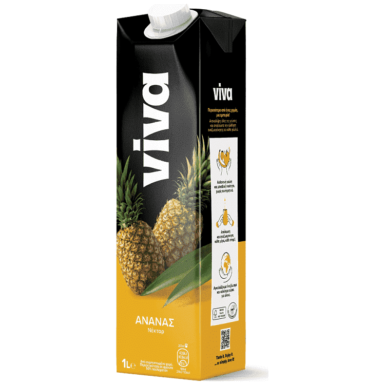 Viva Fresh Χυμός Ανανάς Νέκταρ 1lt