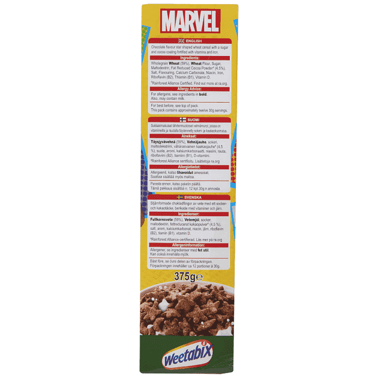 Weetabix Δημητριακά Marvel Avengers 375gr