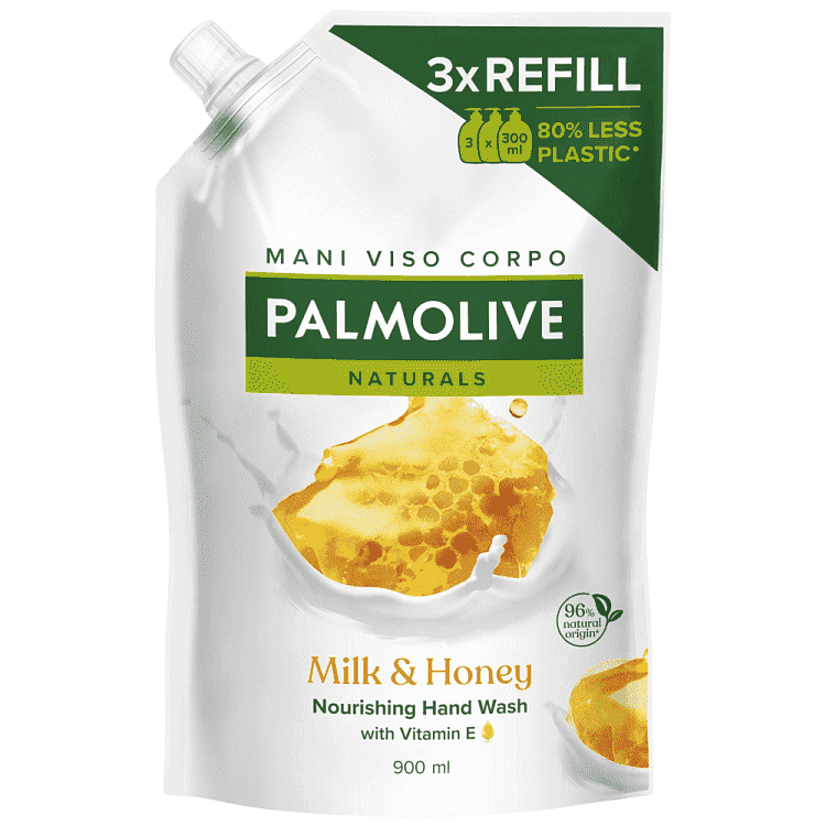 Palmolive Κρεμοσάπουνο Μέλι & Γάλα Ανταλλακτικό 900ml