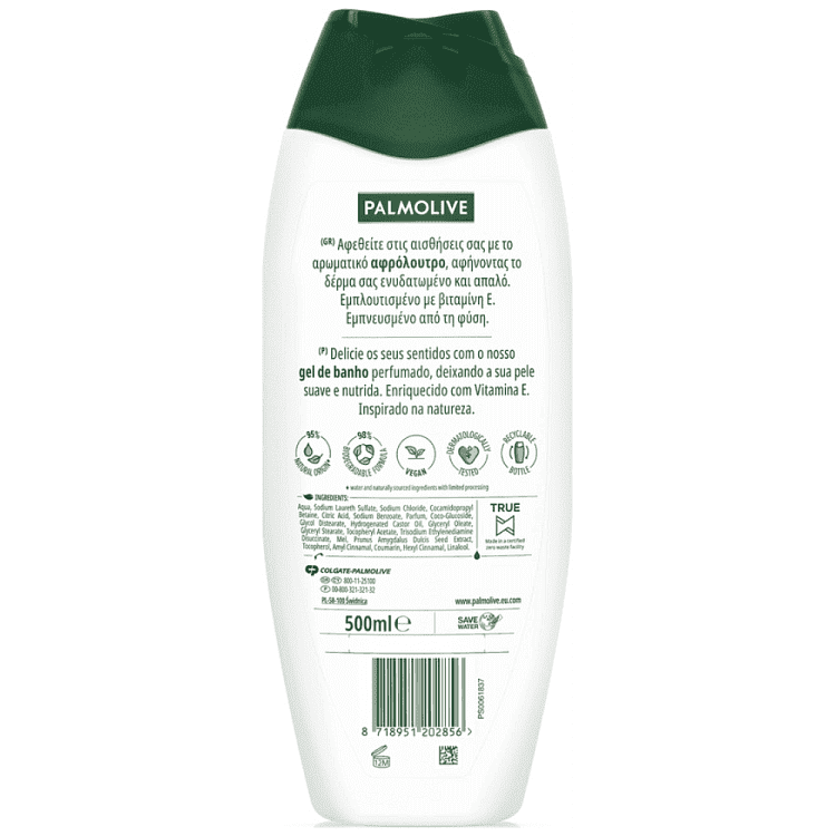 Palmolive Naturals Μέλι & Γάλα Αφρόλουτρο 500ml