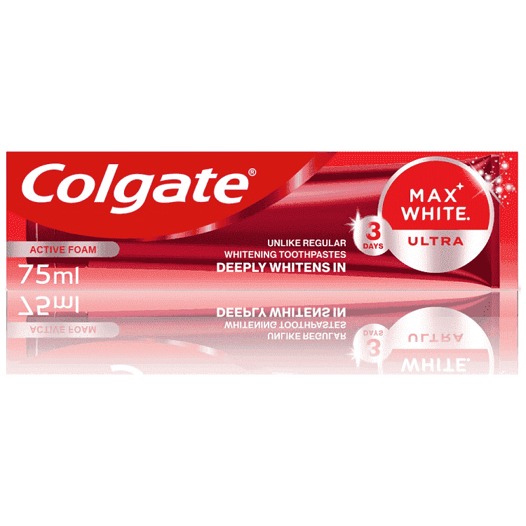 Colgate Οδοντόκρεμα Max White Ultra Action Foam 75ml