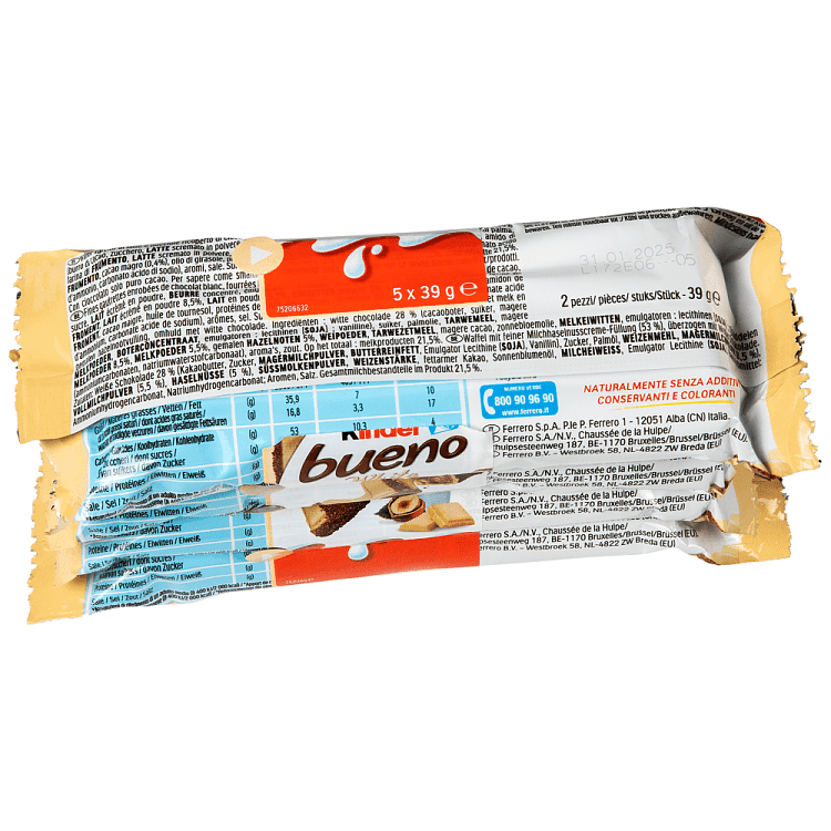 Kinder Bueno White 5x195gr