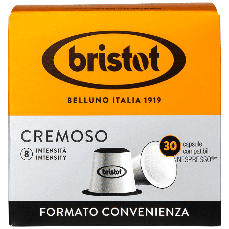 Bristot Κάψουλες Espresso Cremoso 30τεμ