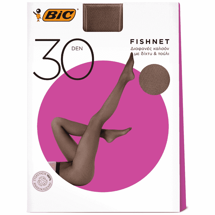 Bic Καλσόν Panty Fishnet Black M/L