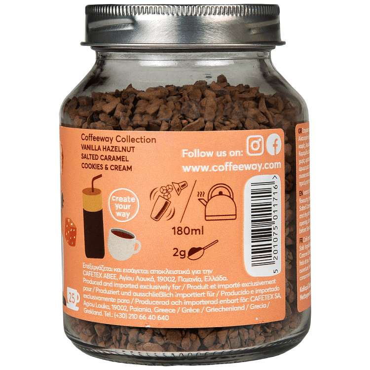 Coffeeway Καφές Στιγμιαίος Salted Caramel 50gr