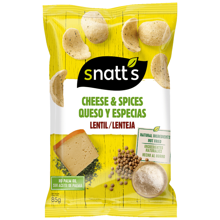 SN Chips Φακής Με Γεύση Τυρί & Μυρωδικά 85gr