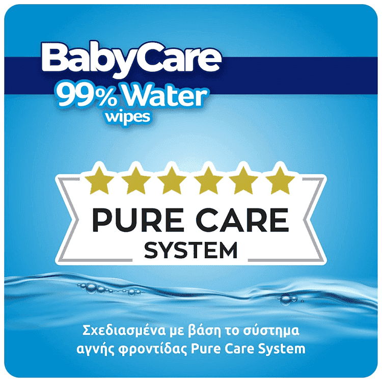 BabyCare 99% Water Μωρομάντηλα Triple Pack 3x72τεμ