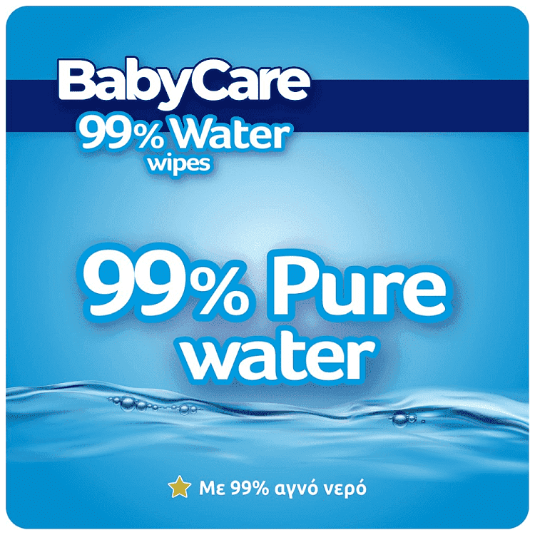 BabyCare 99% Water Μωρομάντηλα Triple Pack 3x72τεμ