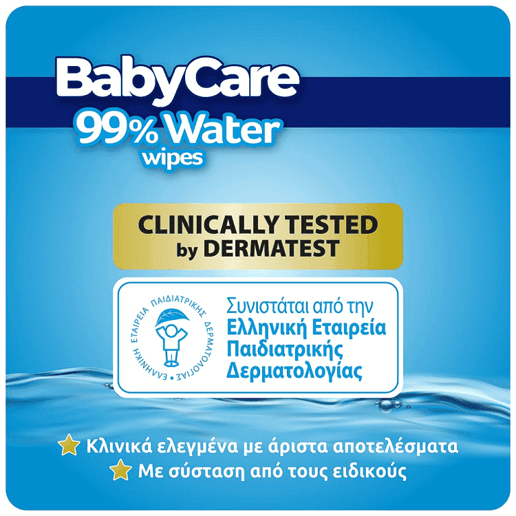 BabyCare 99% Water Μωρομάντηλα Triple Pack 3x72τεμ