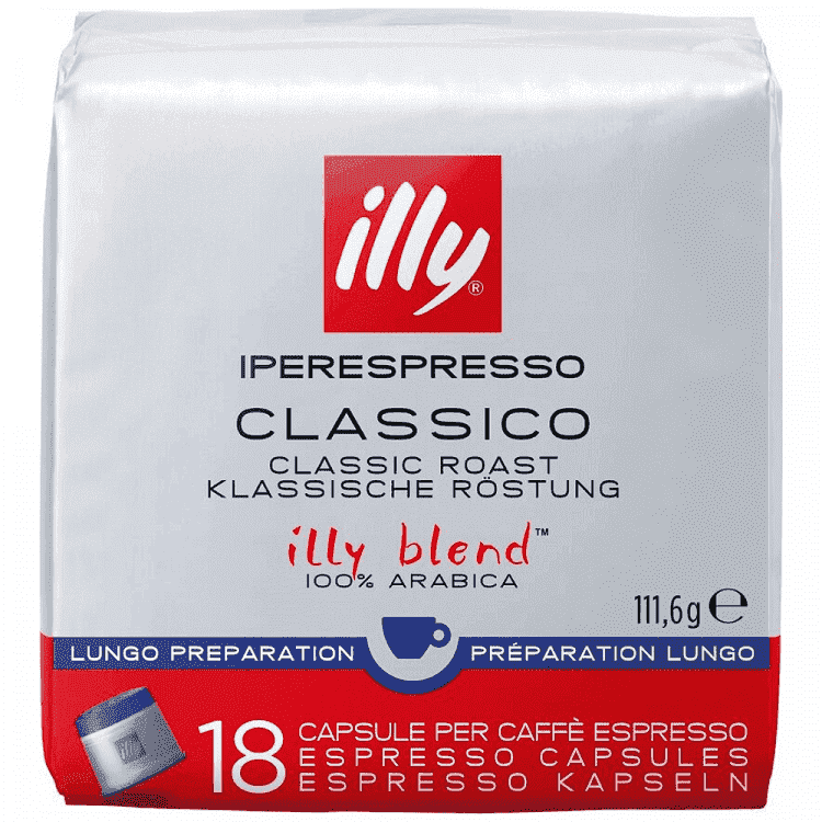 Illy Iperespresso Cube Lungo Κάψουλες 18τεμ (120gr)