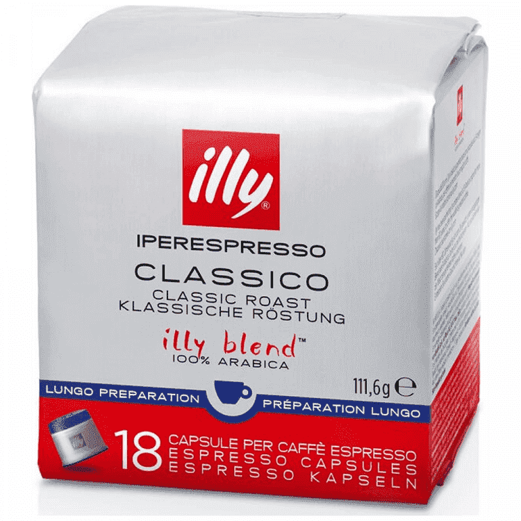 Illy Iperespresso Cube Lungo Κάψουλες 18τεμ (120gr)