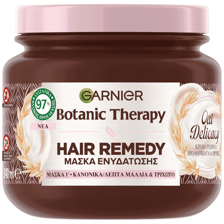 Botanic Therapy Μάσκα Μαλλιών Oat Delica 340ml