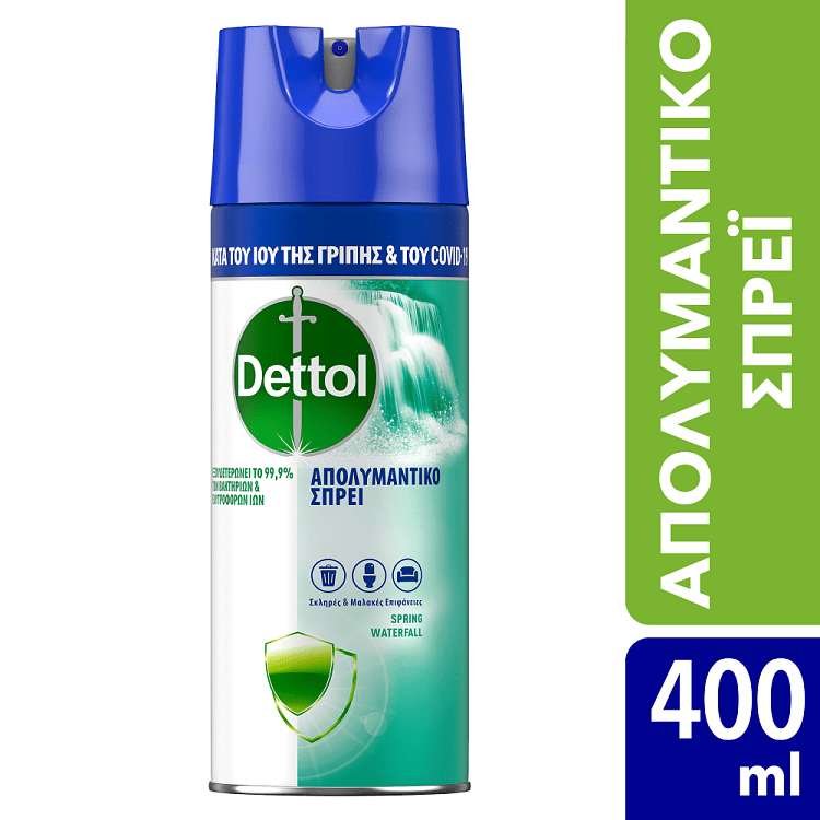 Dettol Απολυμαντικό Spray Spring Water 400ml