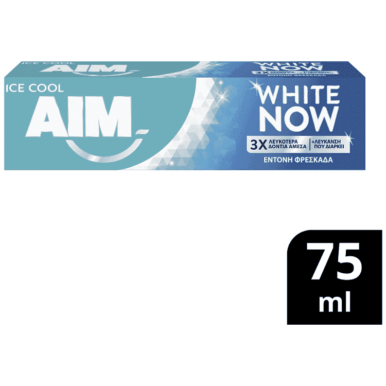 Aim Οδοντόκρεμα White Now Ice Cool Mint 75ml