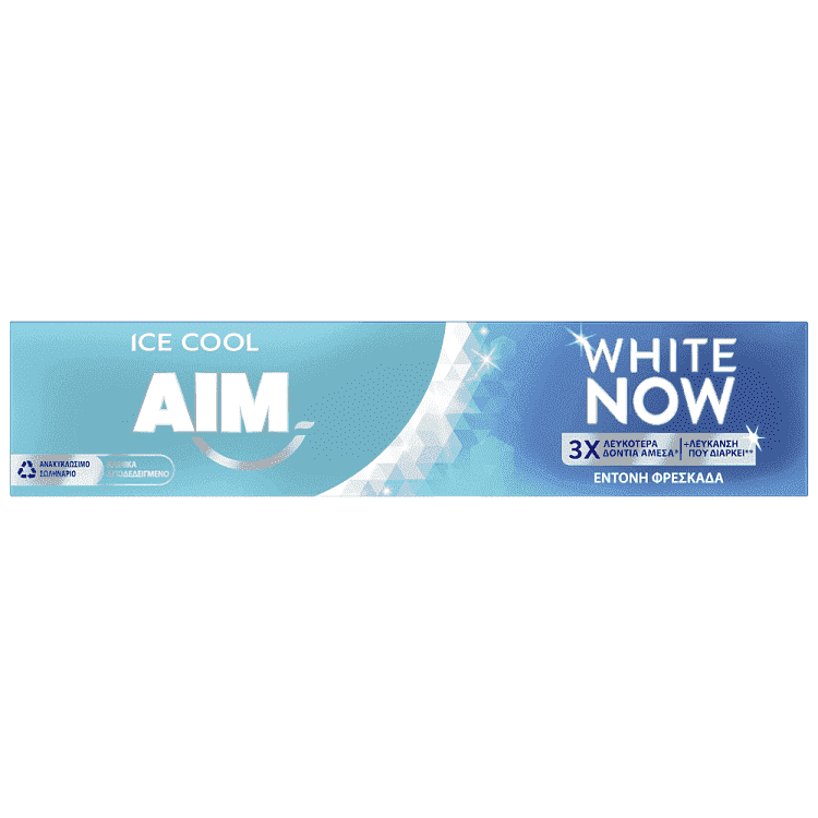 Aim Οδοντόκρεμα White Now Ice Cool Mint 75ml