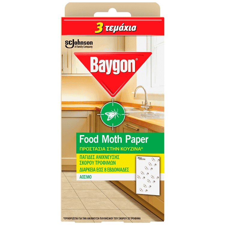 Baygon Food Moth Paper 3τεμ