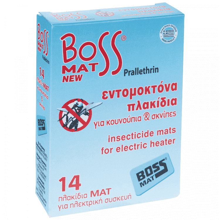 Boss Mat Εντομοαπωθητικά Πλακίδια 14τεμ