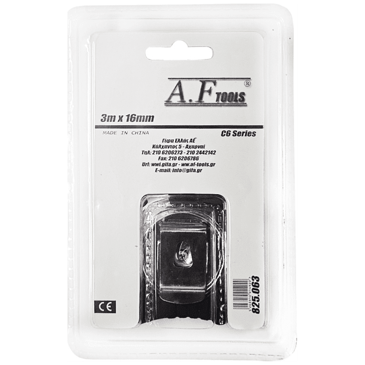 A.F Tools Μέτρο c6 3mx16mm Μαγνήτης & Διακόπτης