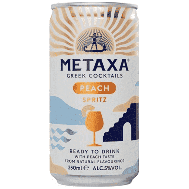 Metaxa Peach Spritz Ready To Drink 250ml