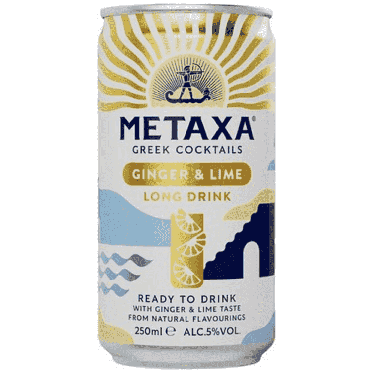 Metaxa Ginger & Lime Rtd 250ml
