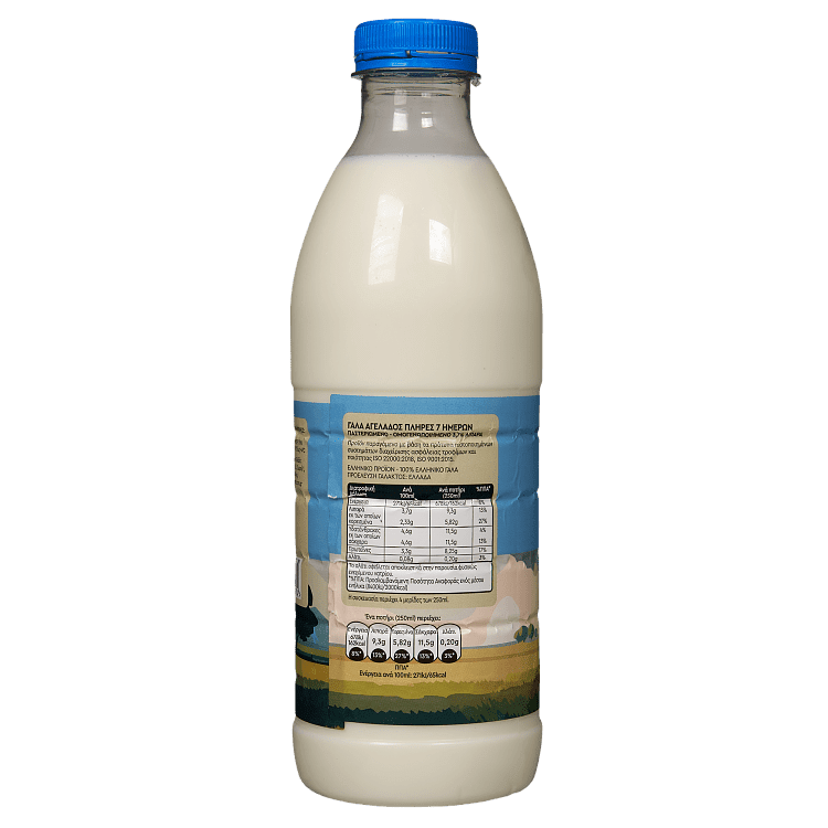 Deli Choices Φρέσκο Γάλα 3,7% Λιπαρά 1lt
