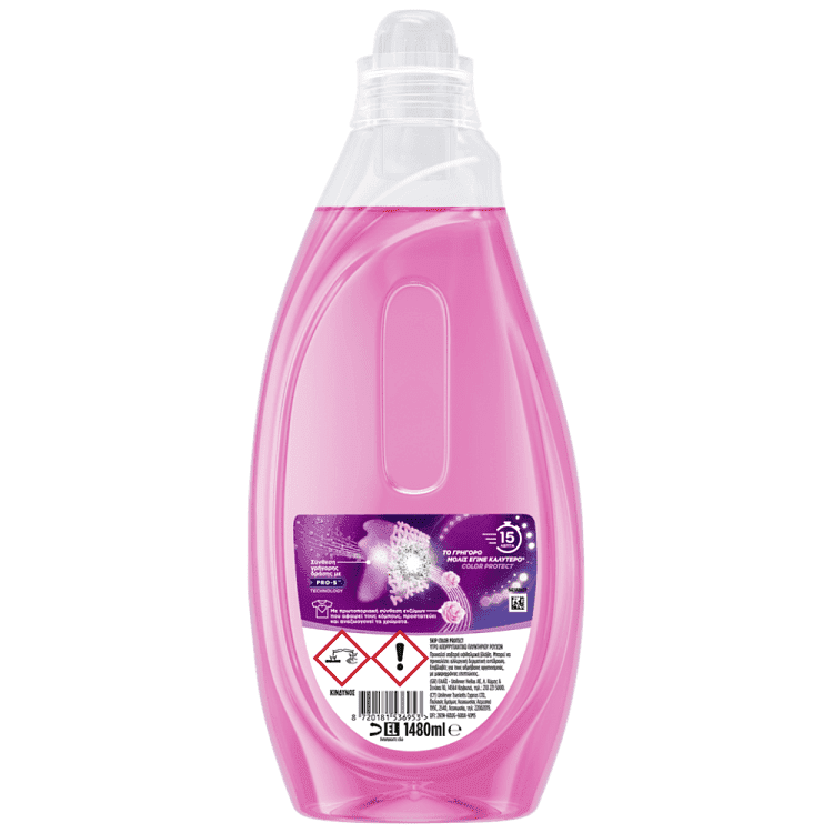 Skip Wonder Wash Υγρό Απορρυπαντικό Πλυντηρίου Color Protect 37μεζ 1,524lt