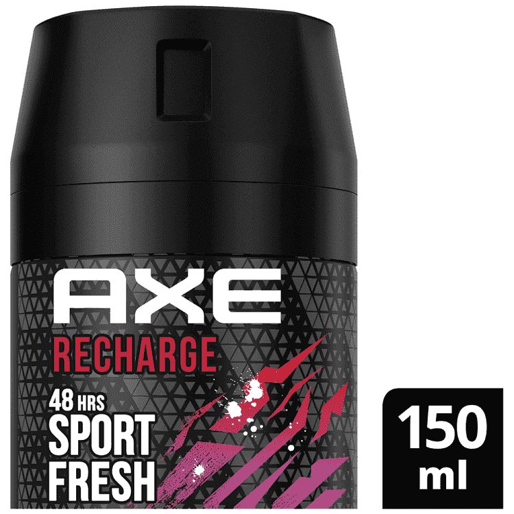 Axe Recharge Αποσμητικό Σώματος Σπρέυ Sport Fresh 150ml